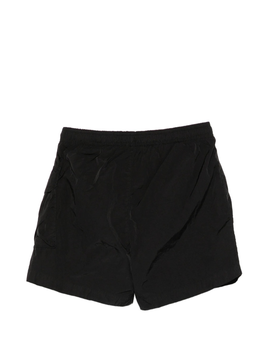 Pantaloni scurti C.P. Company negri din poliamida - Img 2