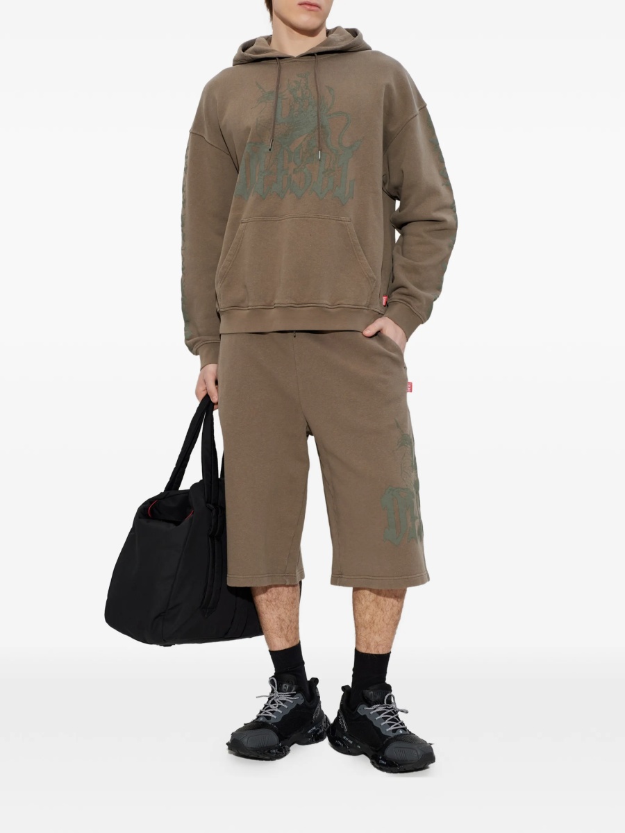 Pantaloni scurti Diesel maro - Img 2