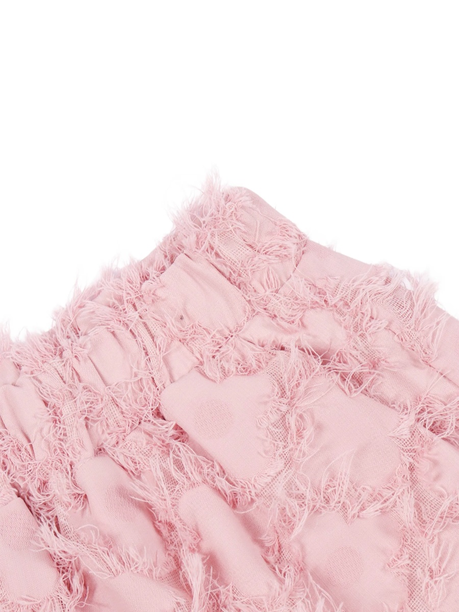 Pantaloni scurti Dou-Uod roz din polyester - Img 3