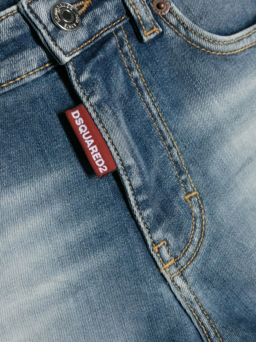 Pantaloni scurti DSQUARED2 albastri - Img 3