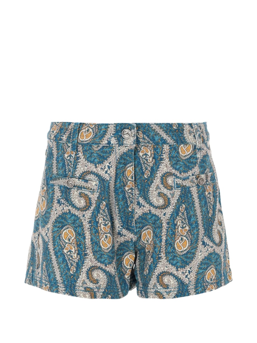 Pantaloni scurti ETRO albastri - Img 2