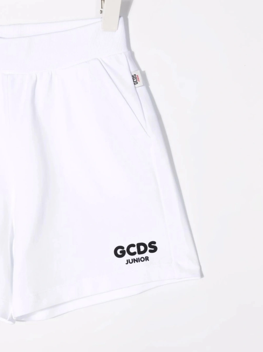 Pantaloni scurti GCDS albi - Img 3