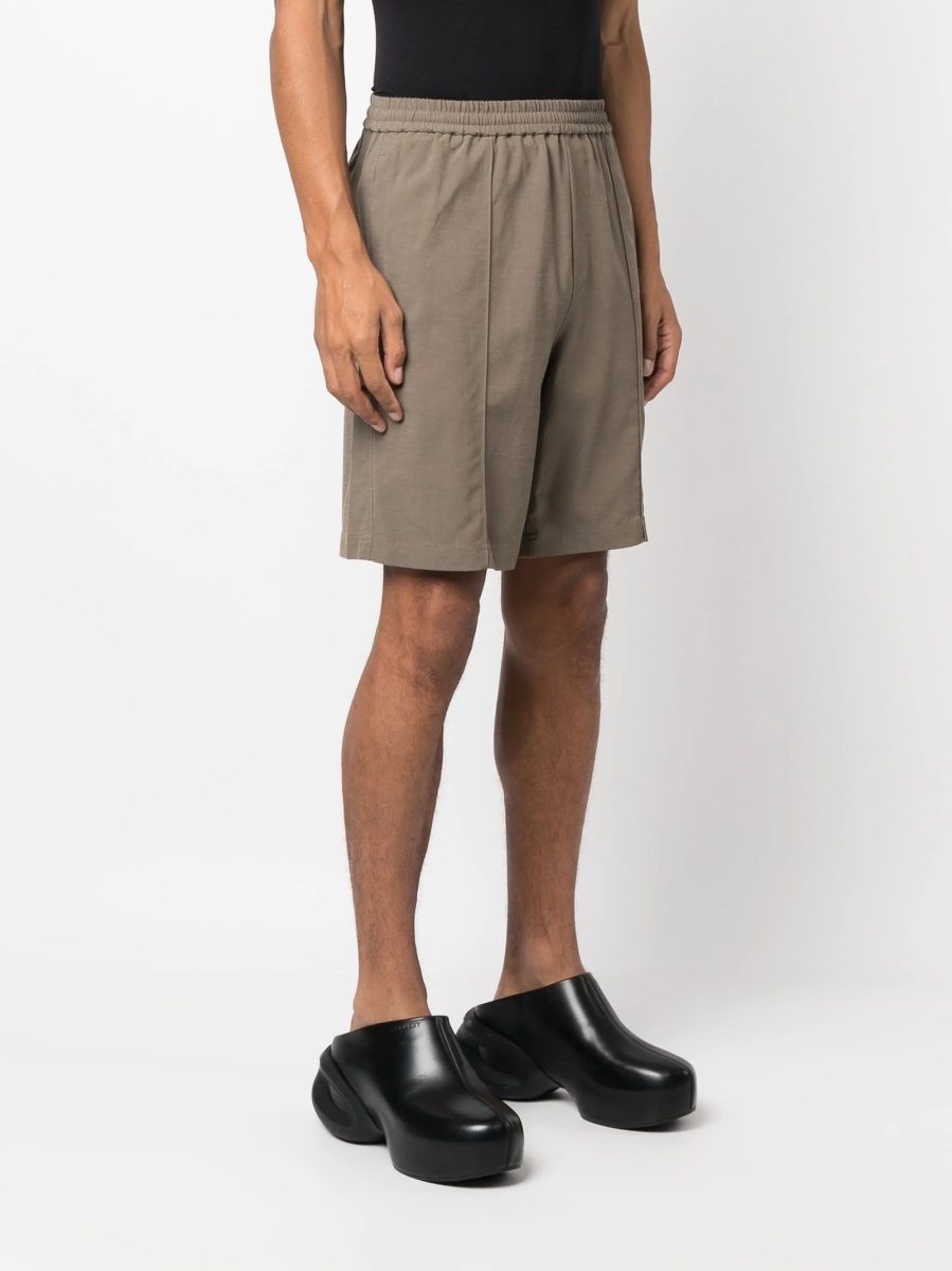 Pantaloni scurti HELMUT LANG verzi din bumbac si in - Img 3