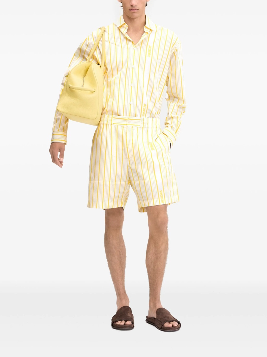 Pantaloni scurti JACQUEMUS galbeni - Img 2