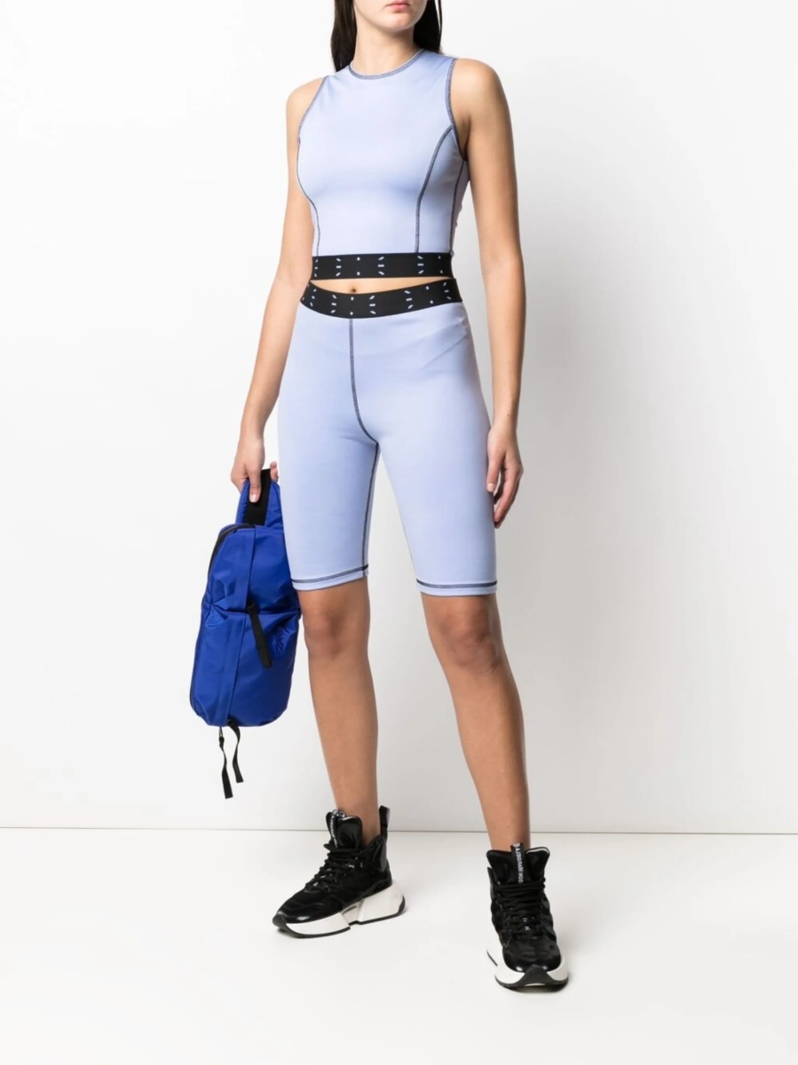 Pantaloni scurti MCQ Alexander McQueen violet - Img 2