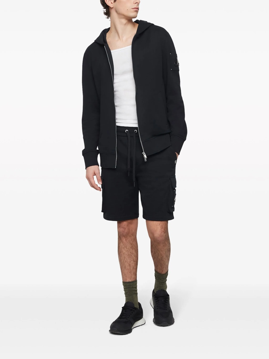 Pantaloni scurti Moose Knuckles negri - Img 2