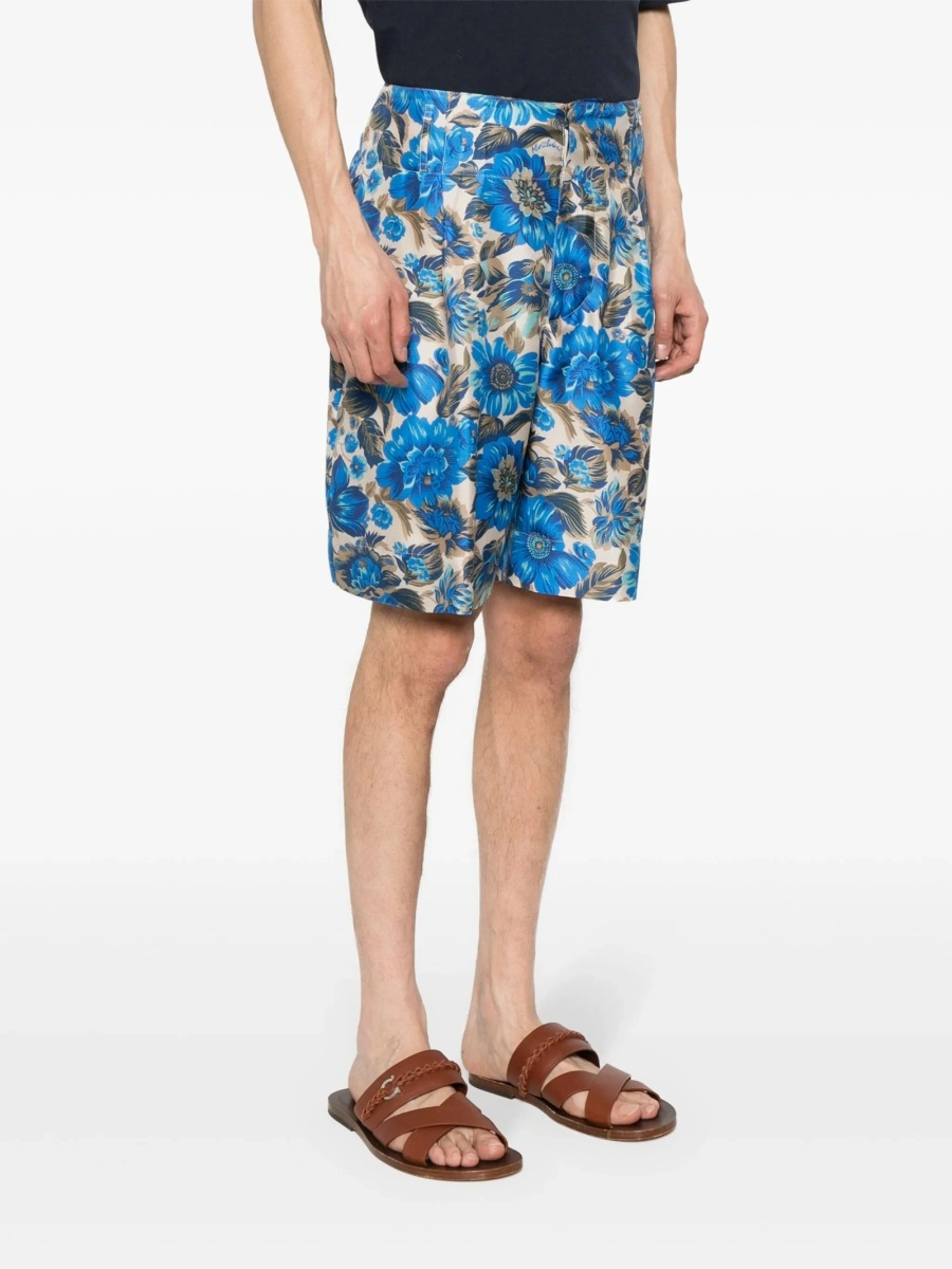Pantaloni scurti Moschino albastri - Img 3