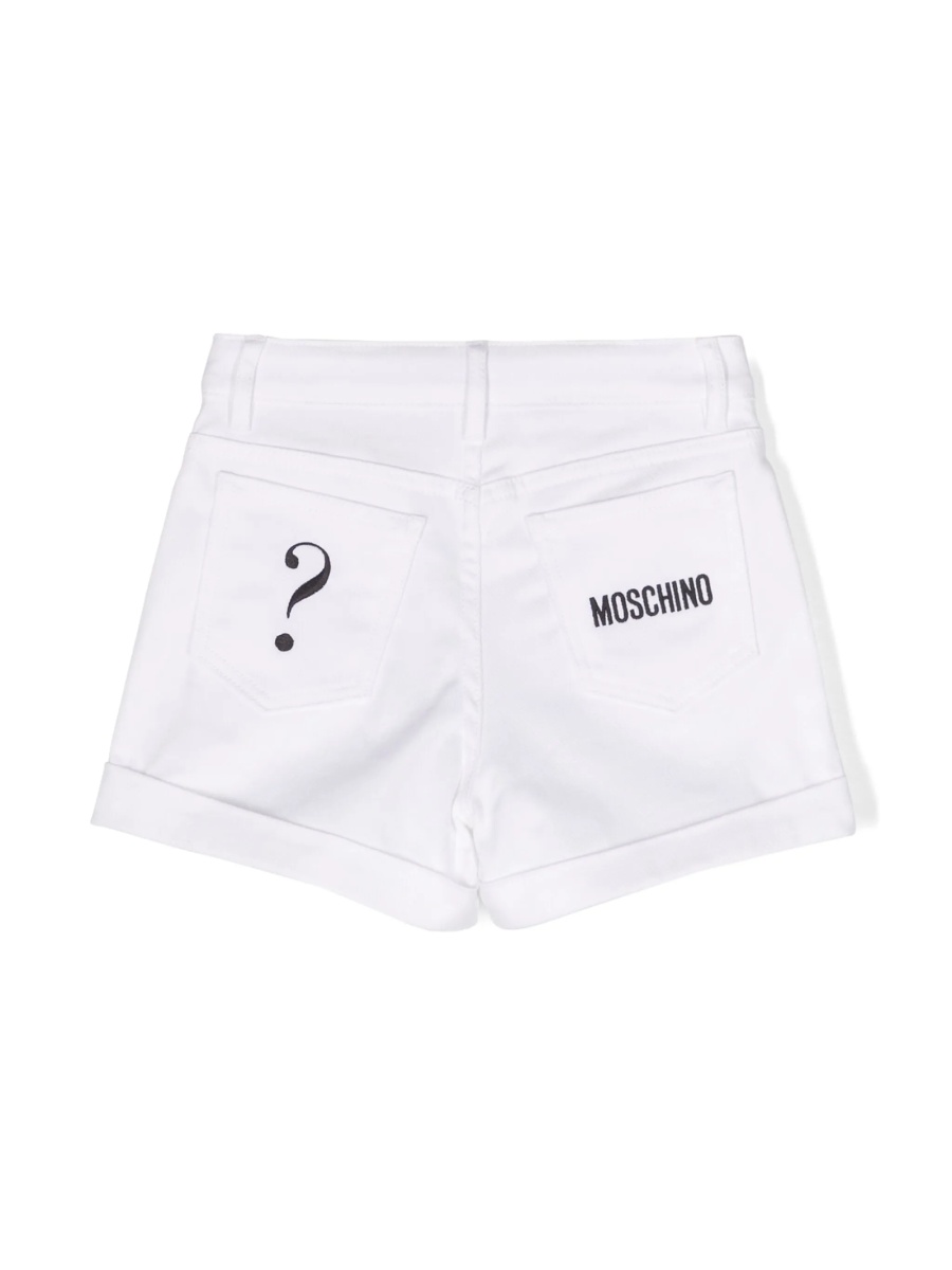 Pantaloni scurti Moschino albi - Img 2