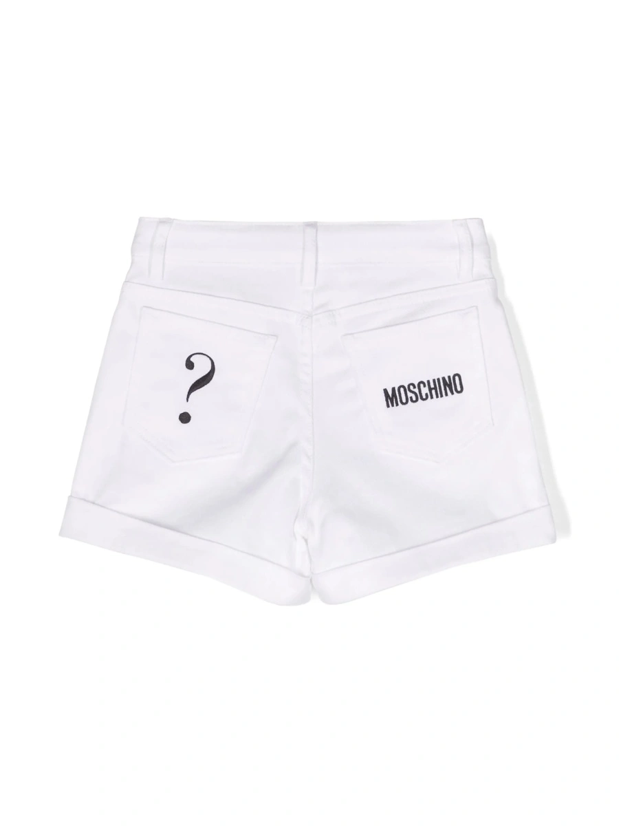 Pantaloni scurti Moschino albi - Img 2