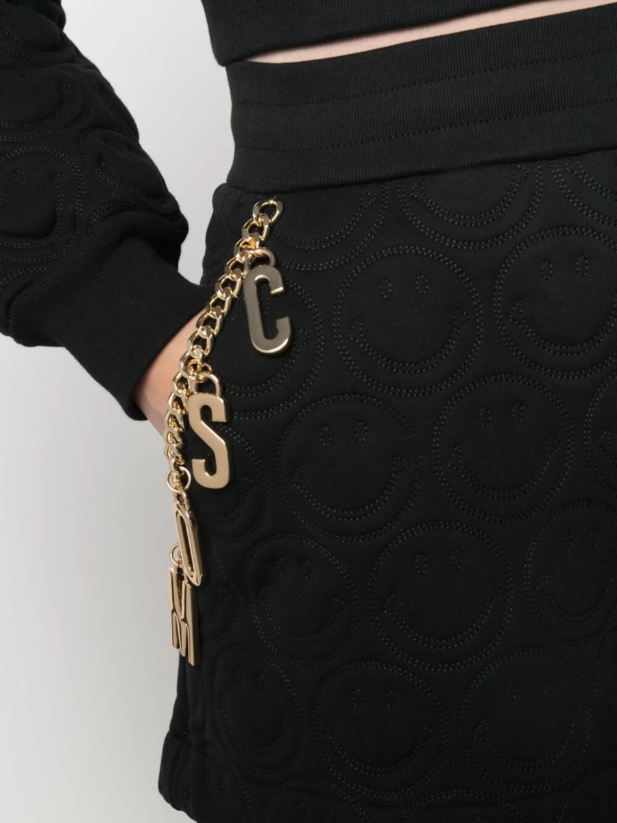 Pantaloni scurti Moschino negri - Img 5