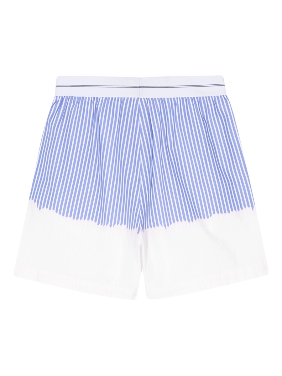 Pantaloni scurti MSGM albastri din bumbac - Img 2