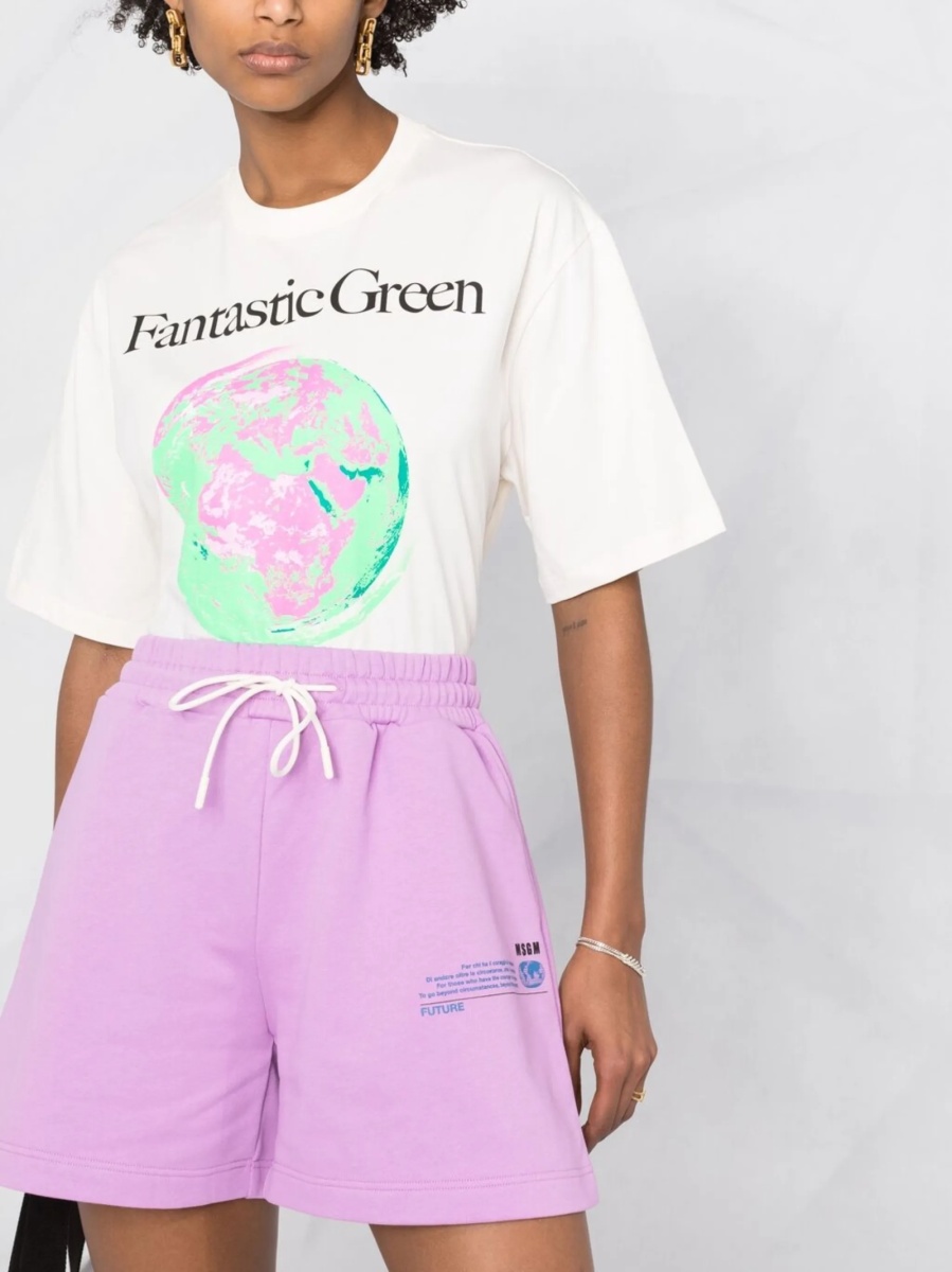 Pantaloni scurti MSGM violet - Img 5
