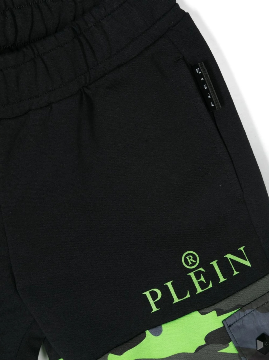 Pantaloni scurti Philipp Plein negri - Img 3