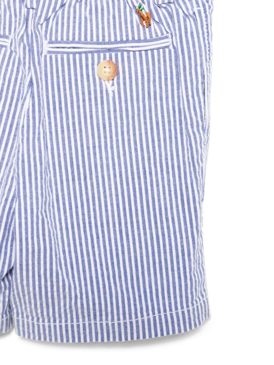 Pantaloni scurti Ralph Lauren albastri din bumbac si elastan - Img 3