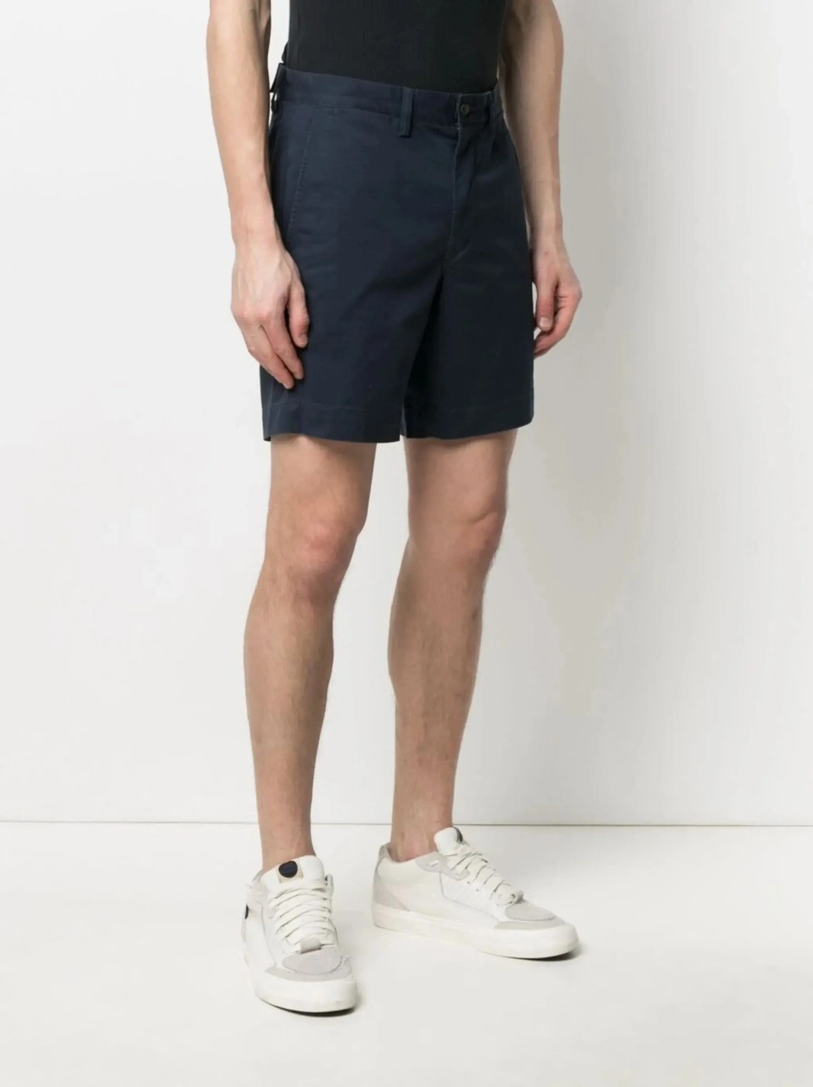 Pantaloni scurti Ralph Lauren albastri din bumbac - Img 5