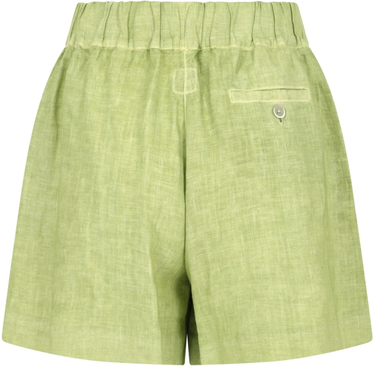Pantaloni Shorts In Lino - Img 2