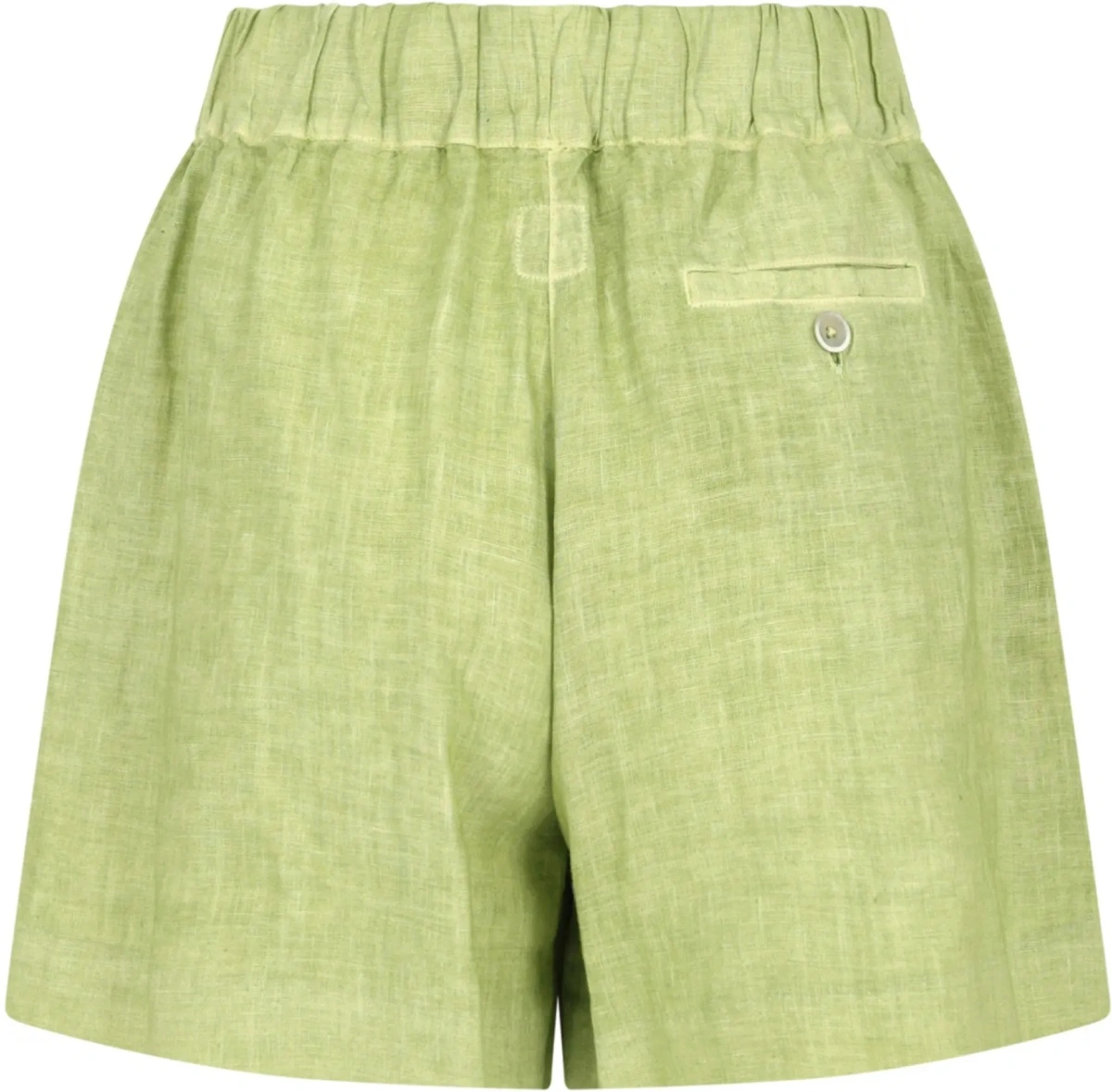 Pantaloni Shorts In Lino - Img 2