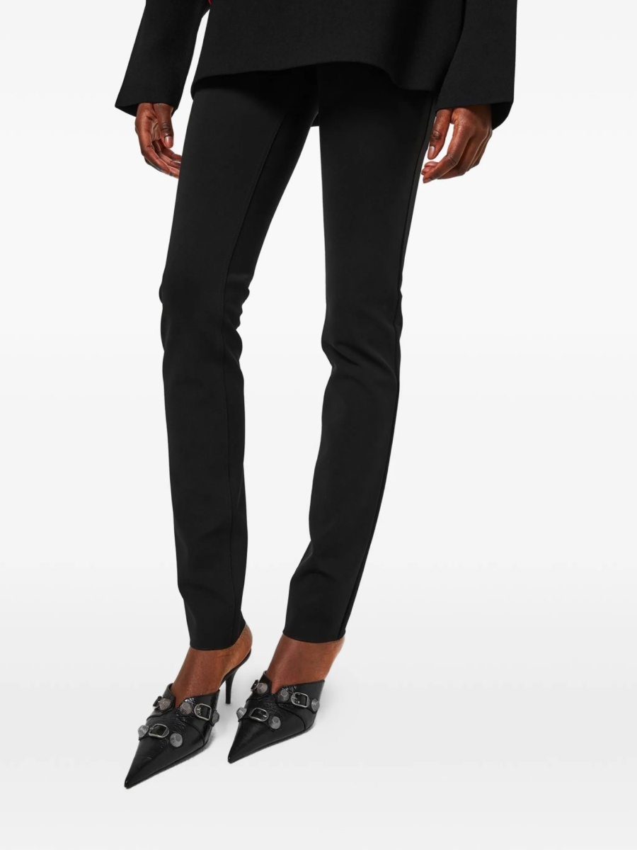 Pantaloni slim fit Balenciaga negri - Img 4