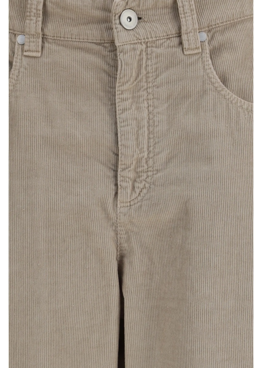 Pantaloni Straight-leg cotton and linen Pants - Img 3