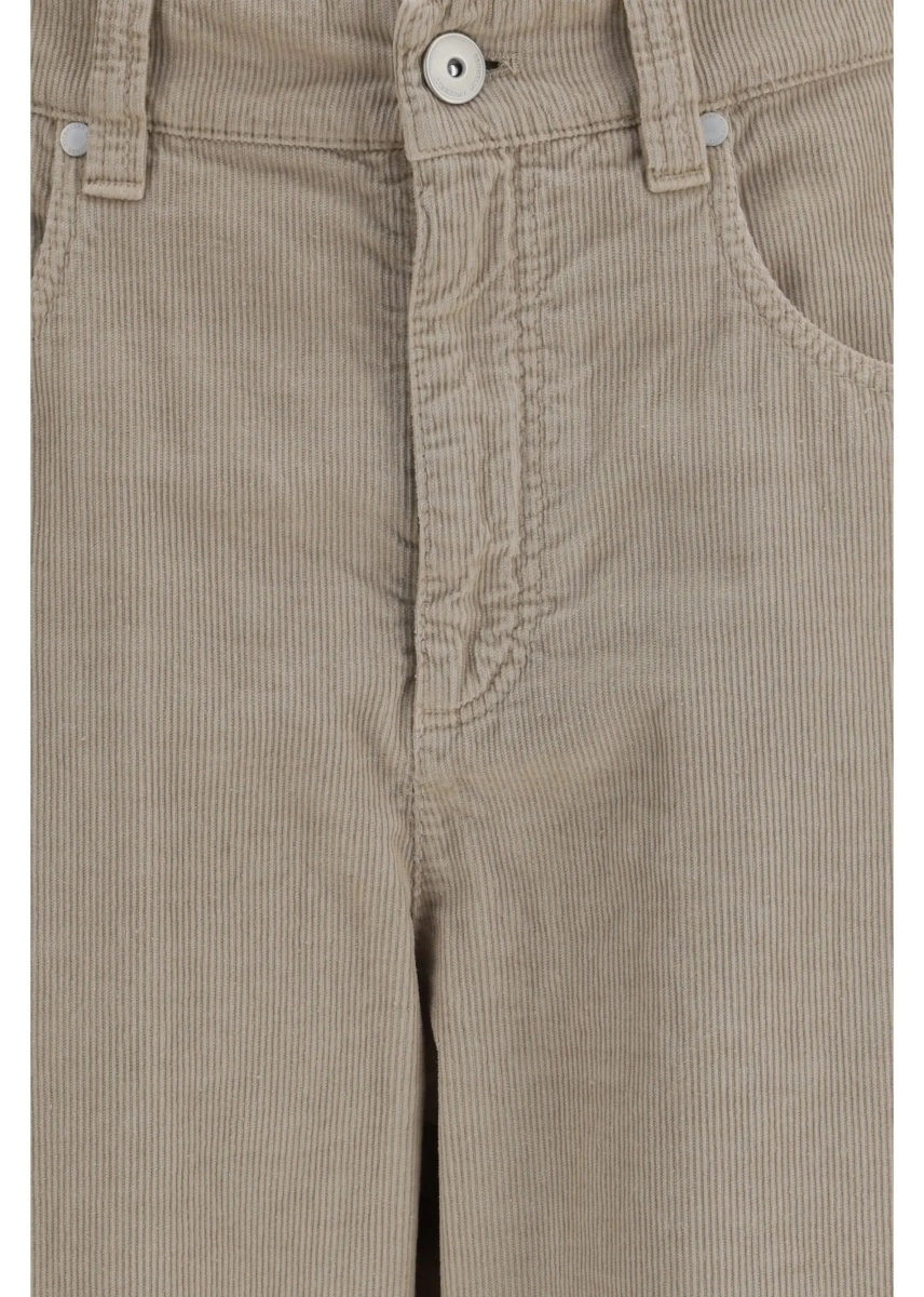 Pantaloni Straight-leg cotton and linen Pants - Img 3