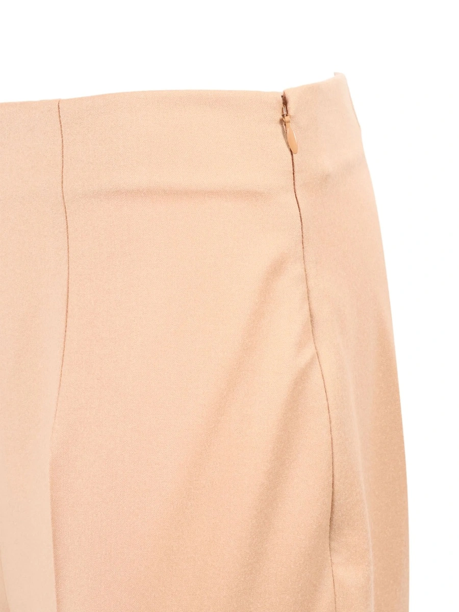 Pantaloni talie inalta Alberta Ferretti neutri - Img 3