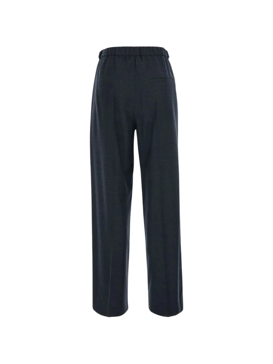 Pantaloni TELA gri din lana 'Fox' - Img 4