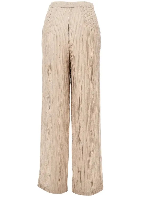 Pantaloni Textured lurex taffetà pants - Img 3