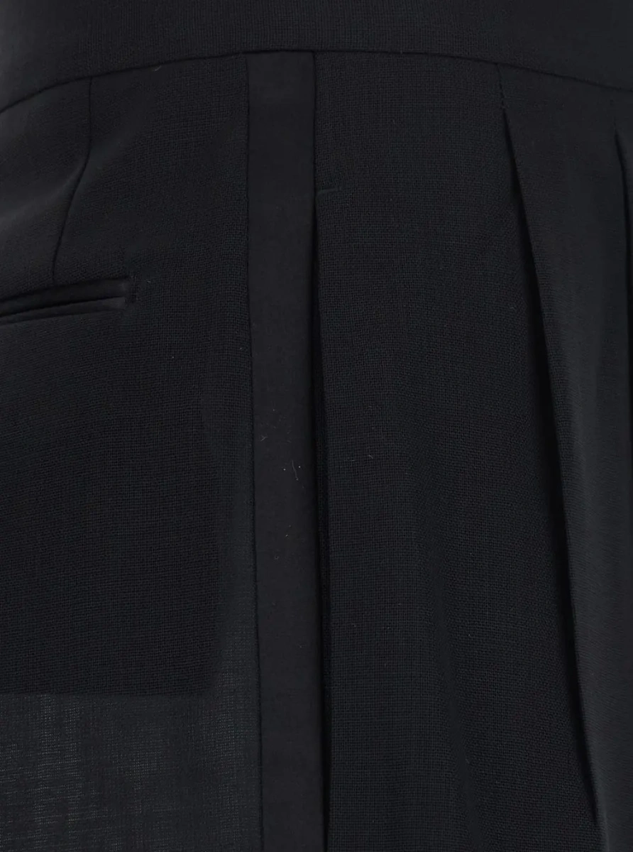 Pantaloni Tom Ford negri din lana - Img 3