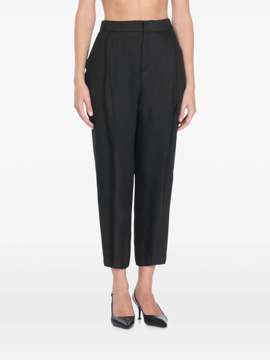 Pantaloni trei sferturi Elisabetta Franchi negri - Img 3