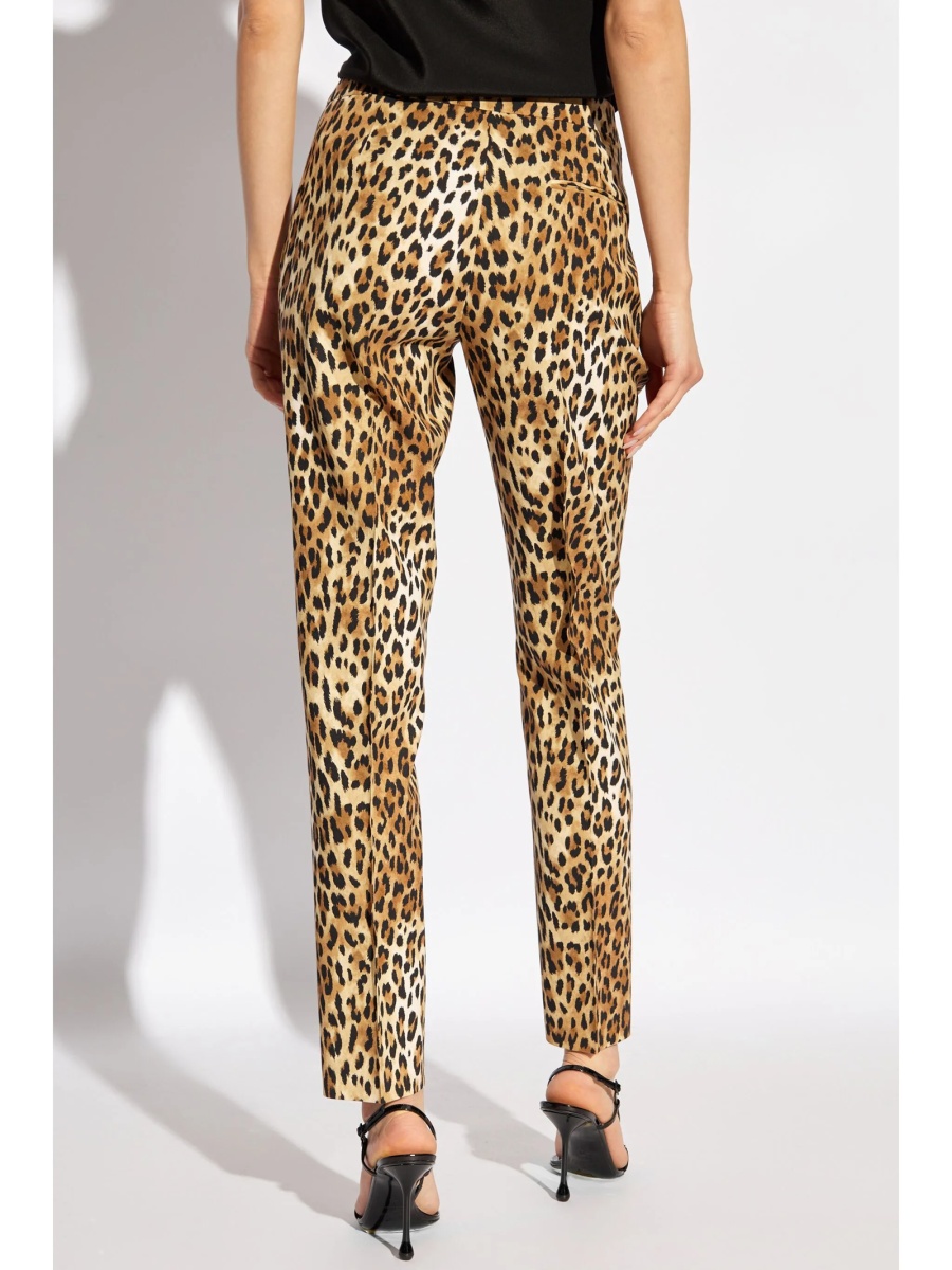 Pantaloni trei sferturi Moschino maro - Img 4