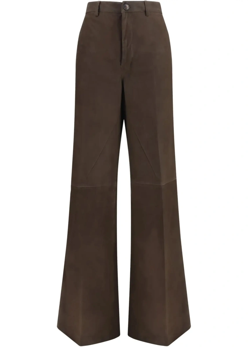 Pantaloni Wide-leg suede Pants - Img 5