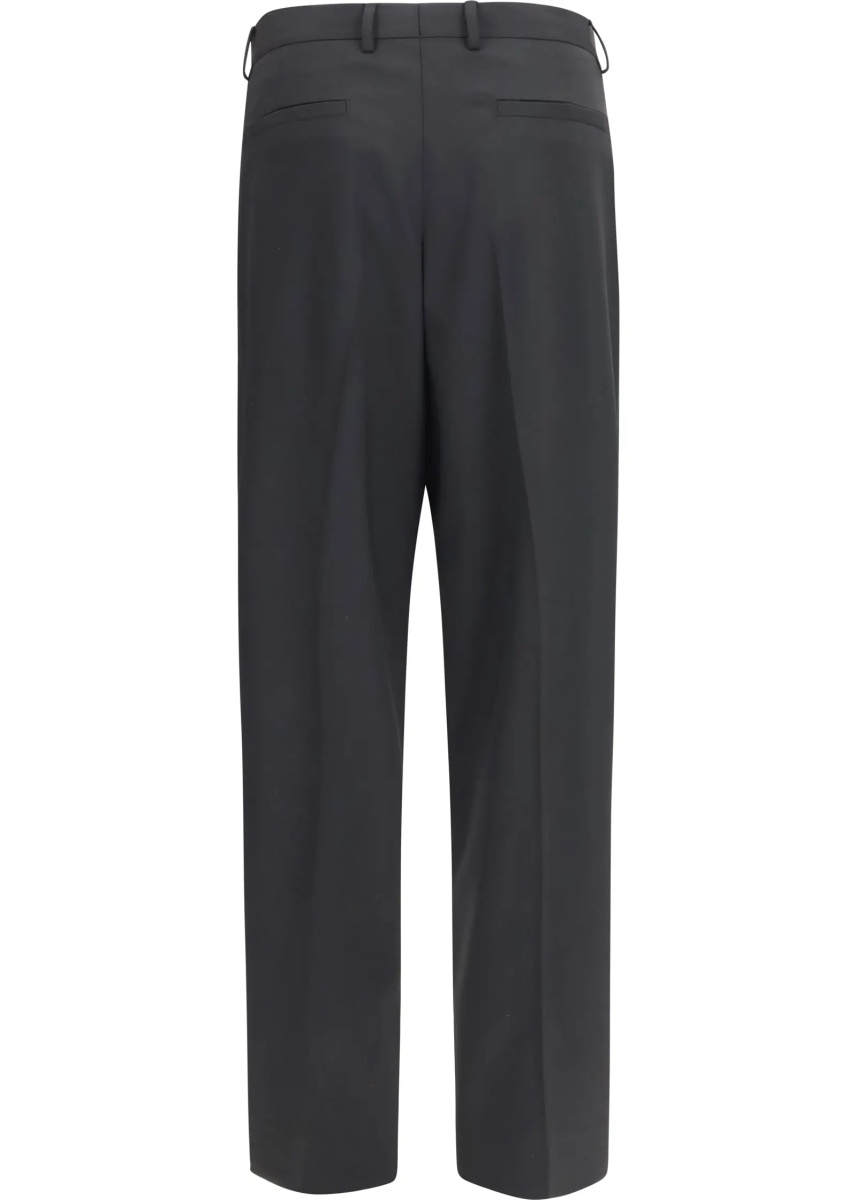 Pantaloni Wide-leg wool blend tailored Pants - Img 2