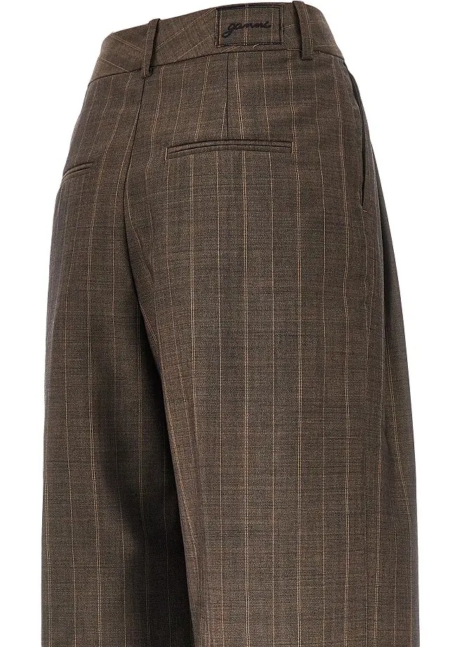 Pantaloni Wool pants with pinstriped motif - Img 4
