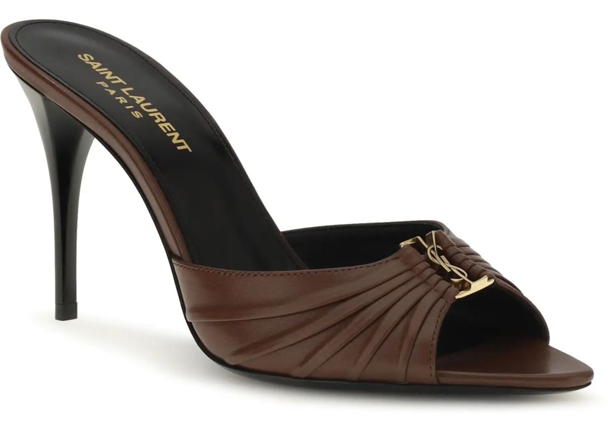 Pantofi Babylone smooth leather Mules - Img 2