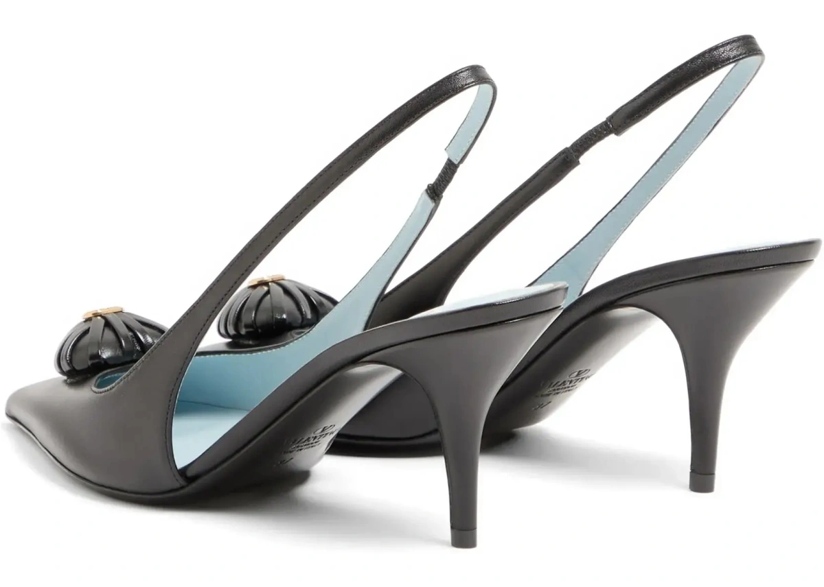 Pantofi Coeur Royal Slingback leather Pumps - Img 7