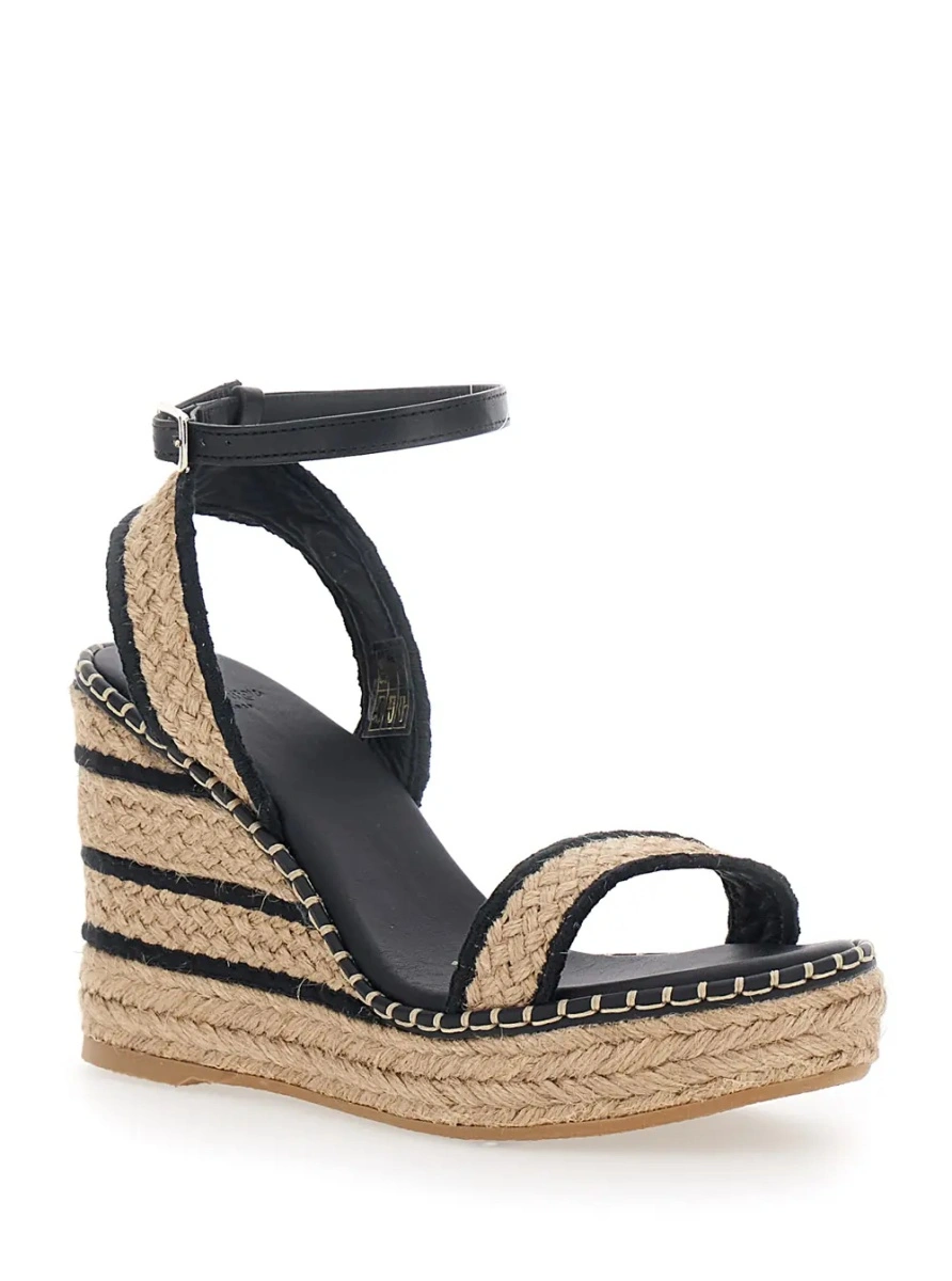 Pantofi cu platforma CASTAÑER bej din material textil - Img 2