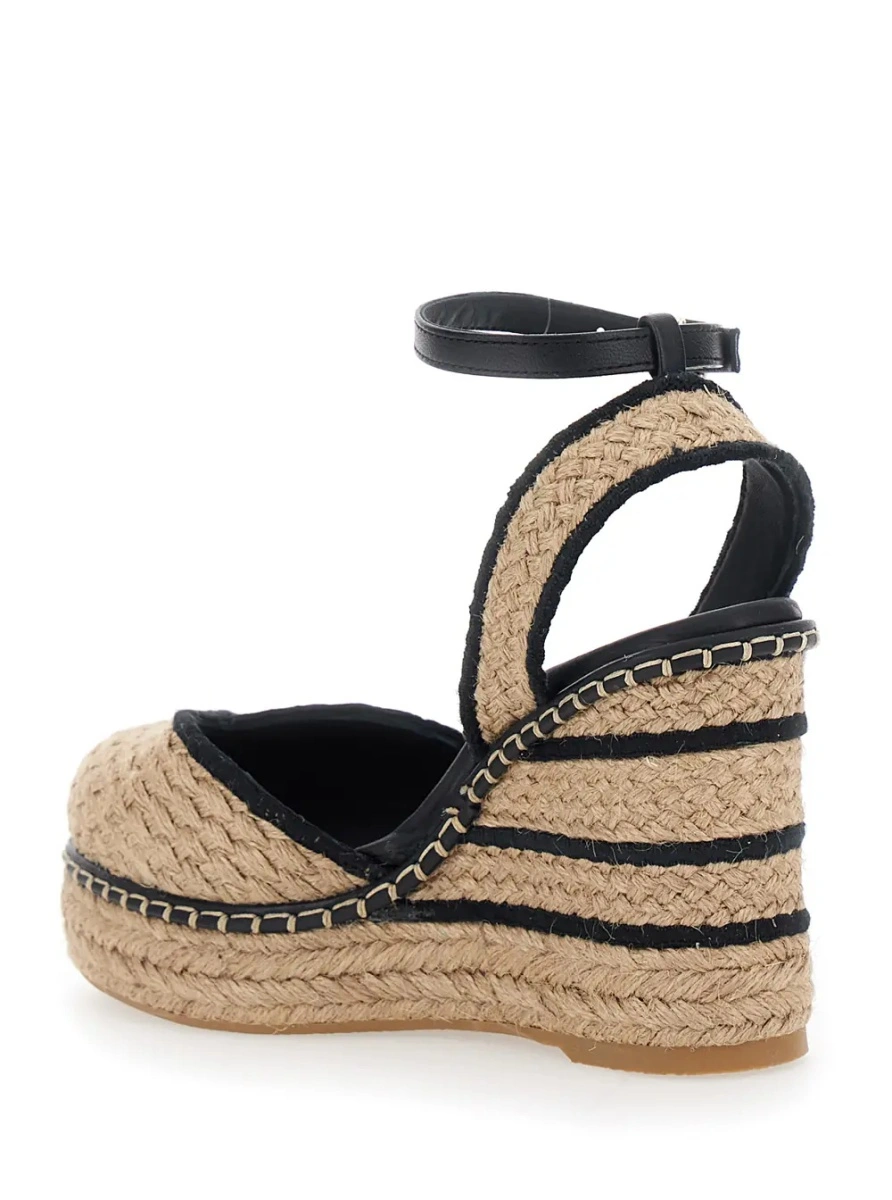 Pantofi cu platforma CASTAÑER bej din textil - Img 3