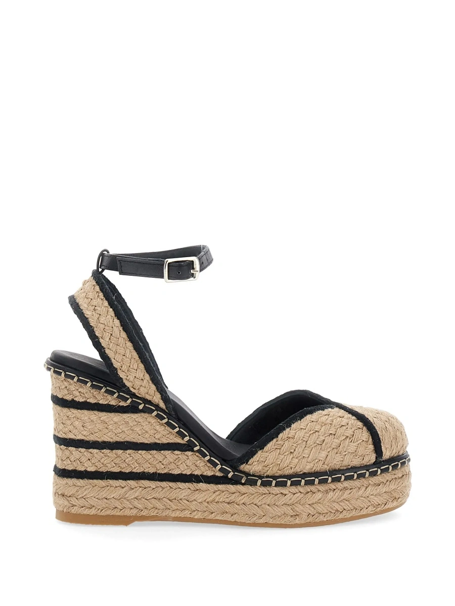 Pantofi cu platforma CASTAÑER bej din textil - Img 8