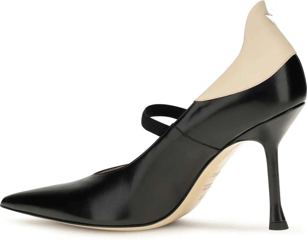 Pantofi cu toc Fendi multicolori din piele - Img 3