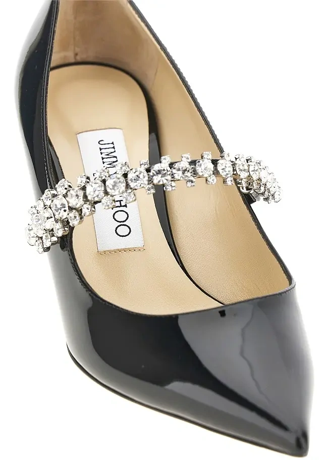 Pantofi cu toc Jimmy Choo 'Bing' din piele lacuita - Img 2