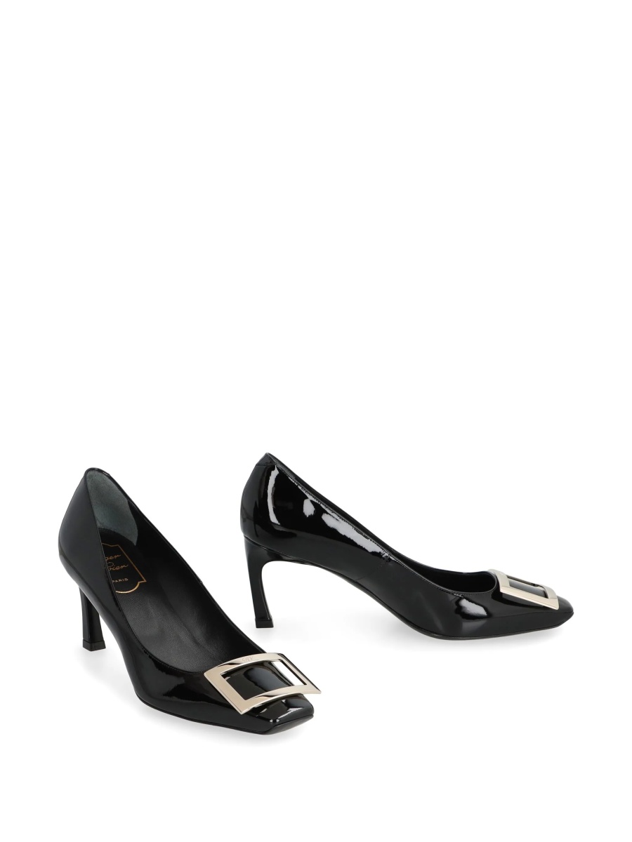 Pantofi cu toc Roger Vivier negri din piele - Img 2