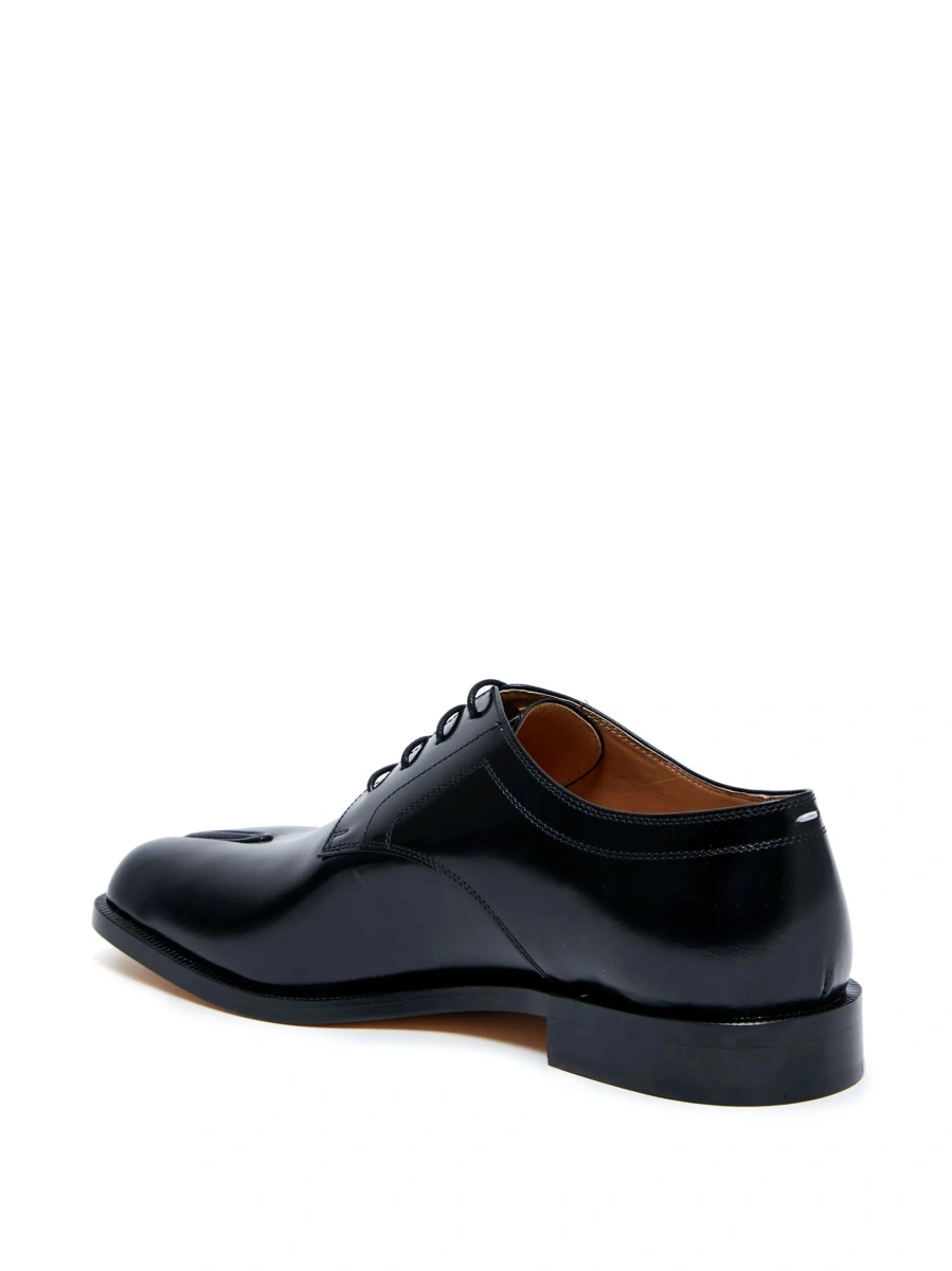 Pantofi Derby Maison Margiela tabi negri din piele - Img 5