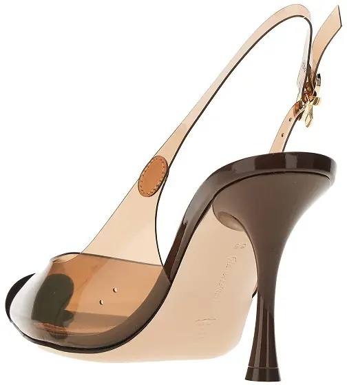Pantofi 'Diana' Plexi slingback pumps - Img 3