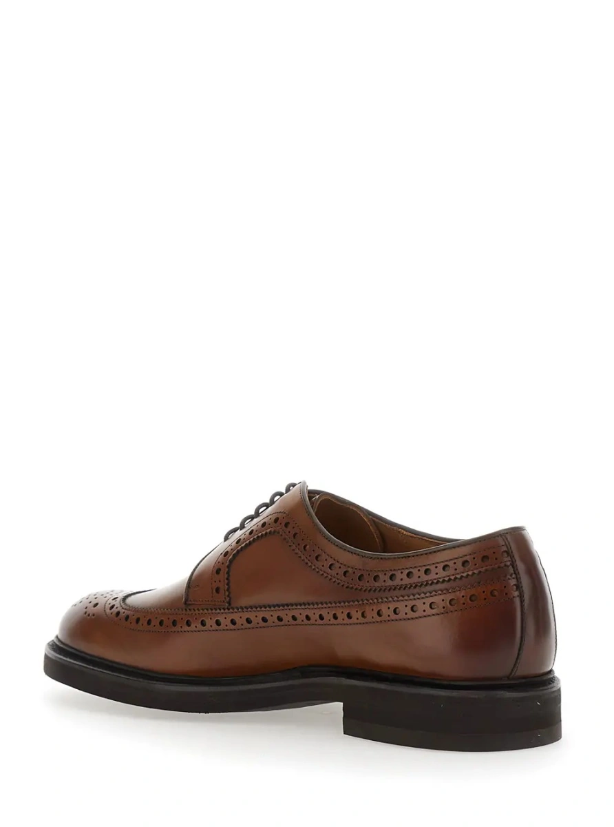 Pantofi eleganti BERWICK maro din piele - Img 3