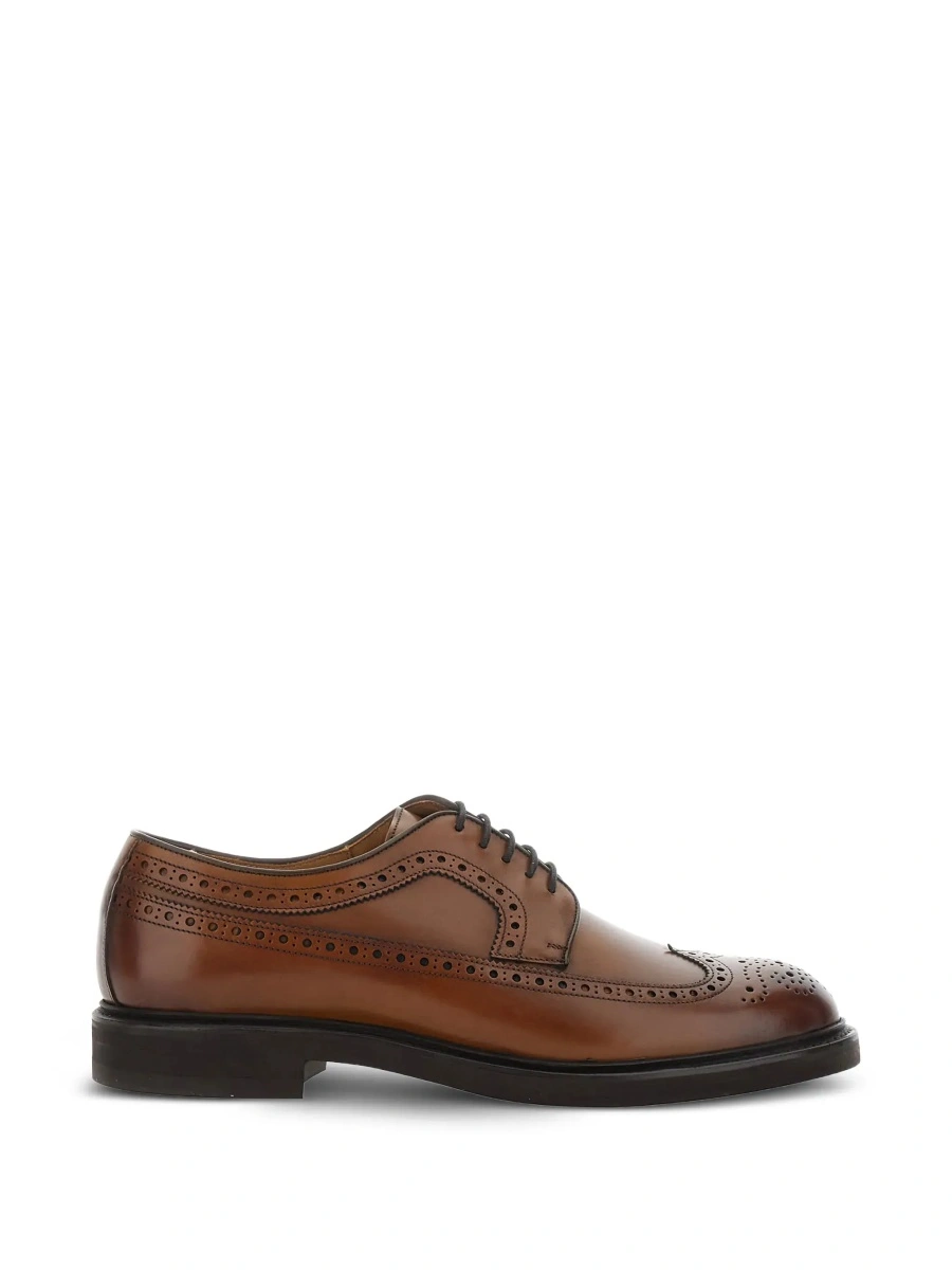 Pantofi eleganti BERWICK maro din piele - Img 8