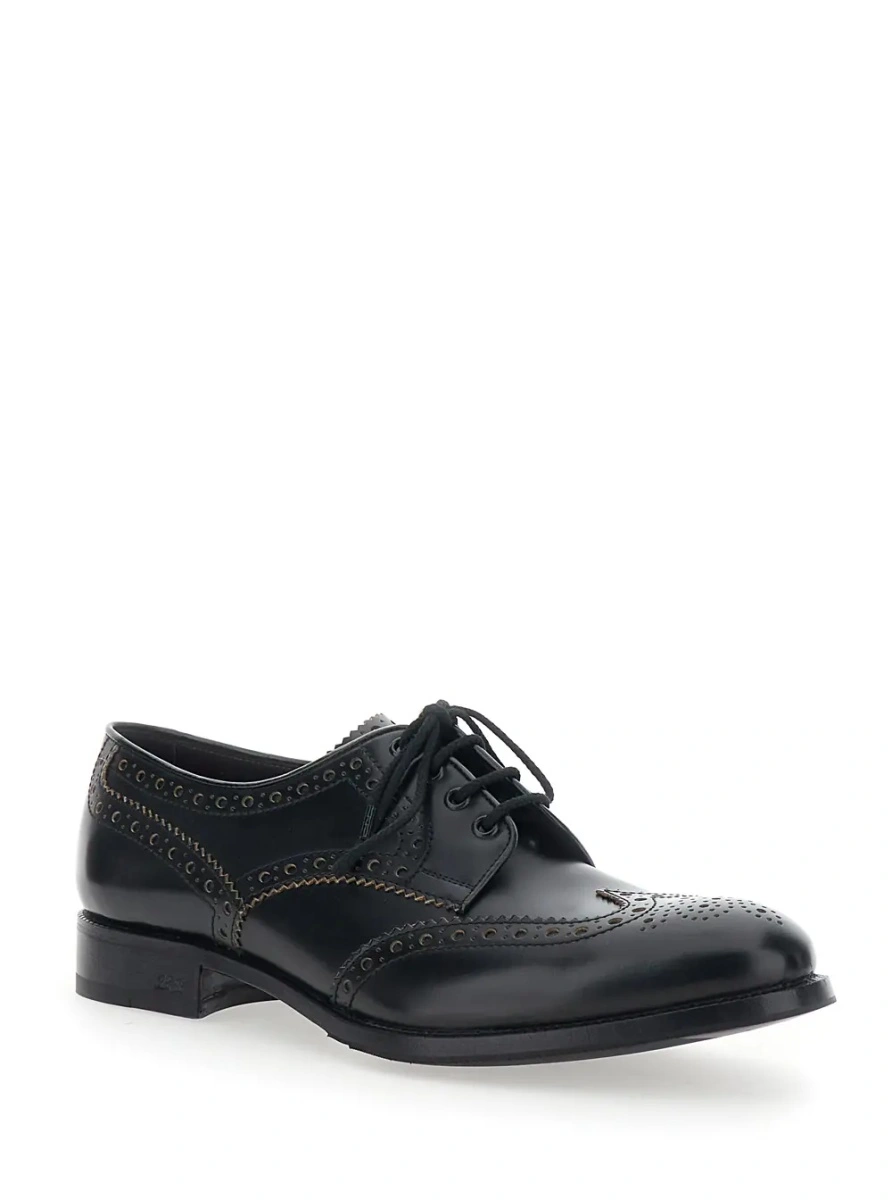 Pantofi eleganti LIDFORT negri din piele - Img 2