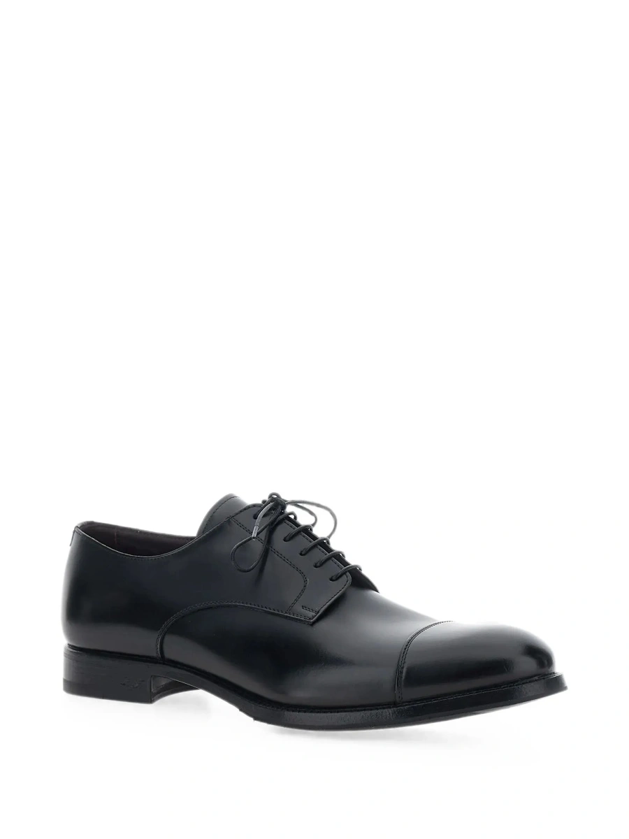 Pantofi eleganti LIDFORT negri din piele - Img 5