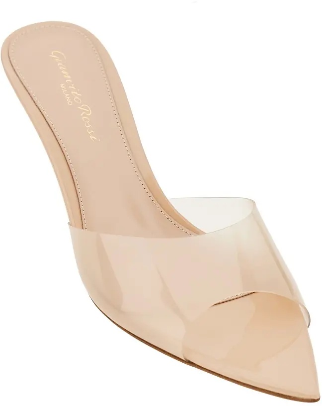 Pantofi 'Elle' PVC mules - Img 2