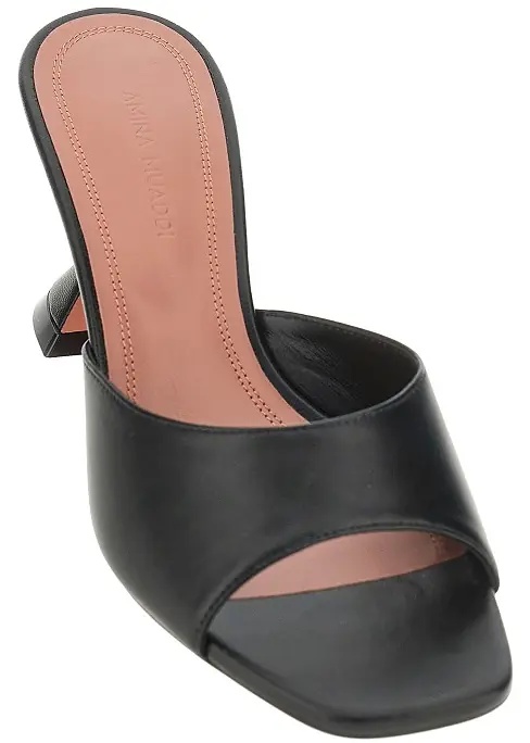 Pantofi 'Lupita' nappa leather slippers - Img 2