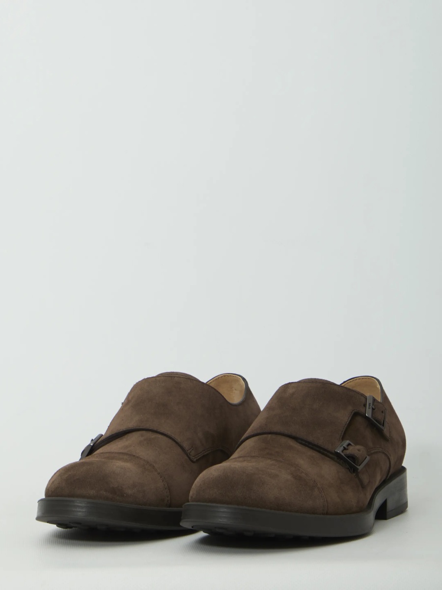 Pantofi Monkstrap Shoes In Suede Leather - Img 2